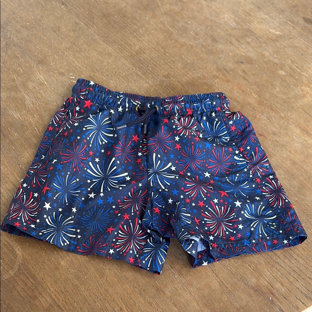DSG Navy Firework Print Shorts